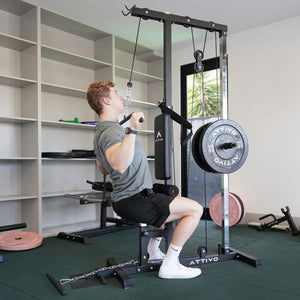 ATTIVO Lat Pull Down & Seated Row Cable Machine 1192