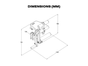 EVOLVE Leg Curl & Extension Rack Attachment