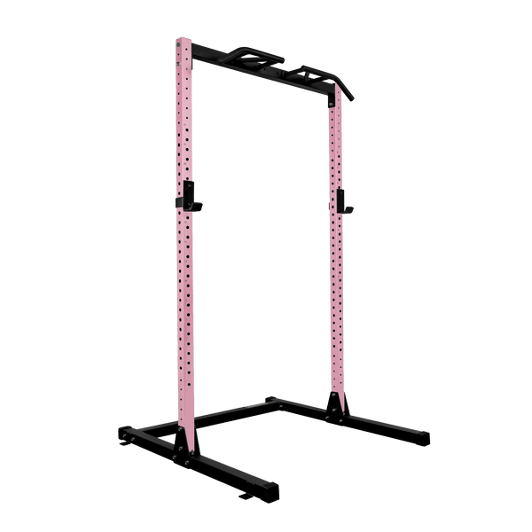 Gym Plus Half Power Rack with Storage and Cable System Option - HR2300 Pink GP-2300-PINK