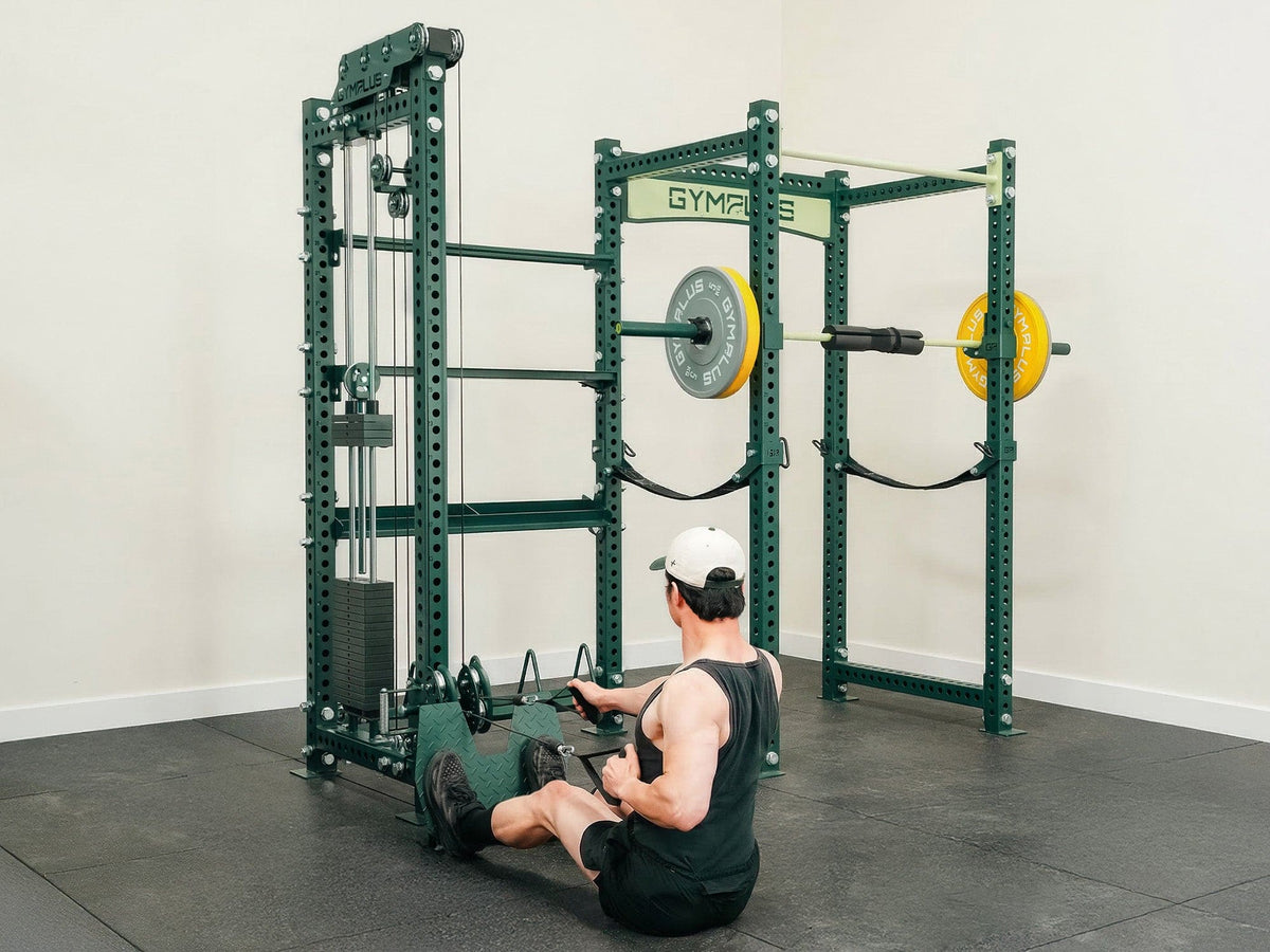 Evolve Power Rack with Cable System and Extended Storage