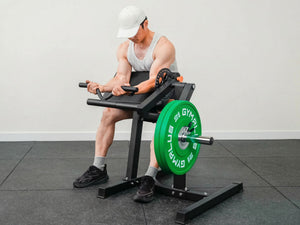 Preacher Arm Curl Biceps and Triceps