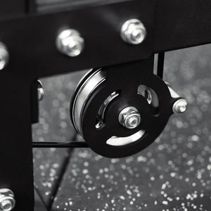 Lat Pulldown Low Row Machine with Aluminium Pulley Wheels - L4 Pro Series