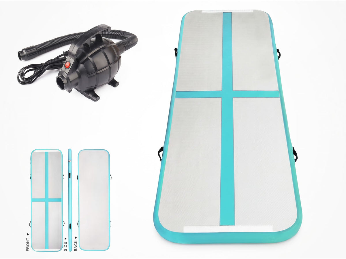 Gym Plus Inflatable Gymnastics Air Mat Set – 3pcs with Electric Pump