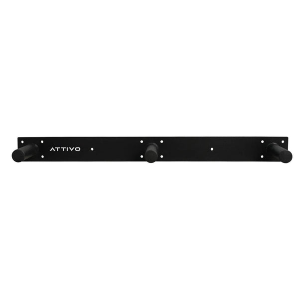 Gym Plus Wall Mounted Olympic Weight Plate Rack – 3 Pegs