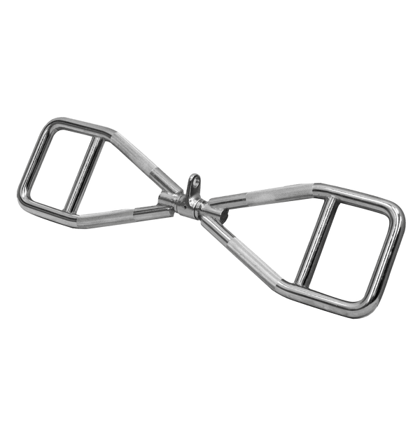 Gym Plus Multi Grip Curl and Row Bar for Cable Machines - 69cm ACC-MTGRIP-CR