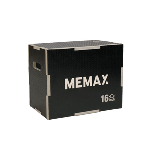 Anti-Slip Wooden Plyo Jump Box - 12" x 16" x 20"