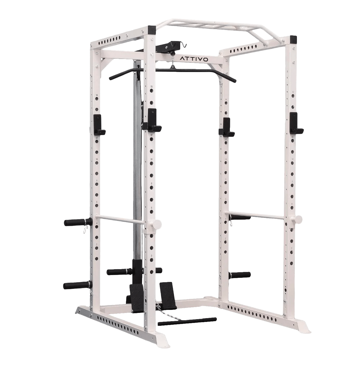 ATTIVO Power Rack L4 with Cable Pulley System Option