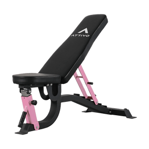 ATTIVO L2 Adjustable Weight Bench - Pink