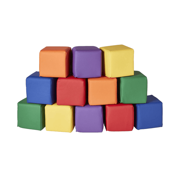 Gym Plus MEMAX Soft Building Blocks - 12 Piece BLOCK12PC-LARGE