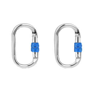 2PC Large Carabiner Clips, Climbing Carabiner, Multipurpose for Aerial Yoga, Rigging, Ropes, Hammocks