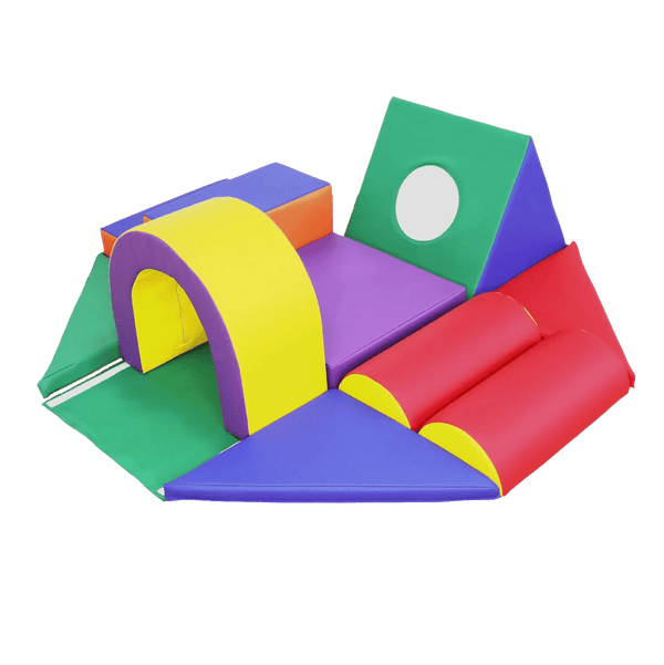 Gym Plus MEMAX Soft Climber with Arch and Mirror - 10 Pieces CL-PLAYGROUND