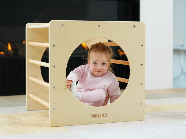 Gym Plus MEMAX Wooden Climbing Cube - Cube Only CUBE-SRW07