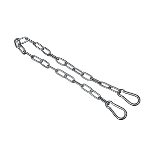 Gym Plus Chain Extension Cable Attachment with Carabiner Clips CHAIN-EXT
