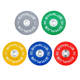 Gym Plus Olympic Bumper Weight Plates 5/10/15/20/25kg - Colour WP-CL-ALL