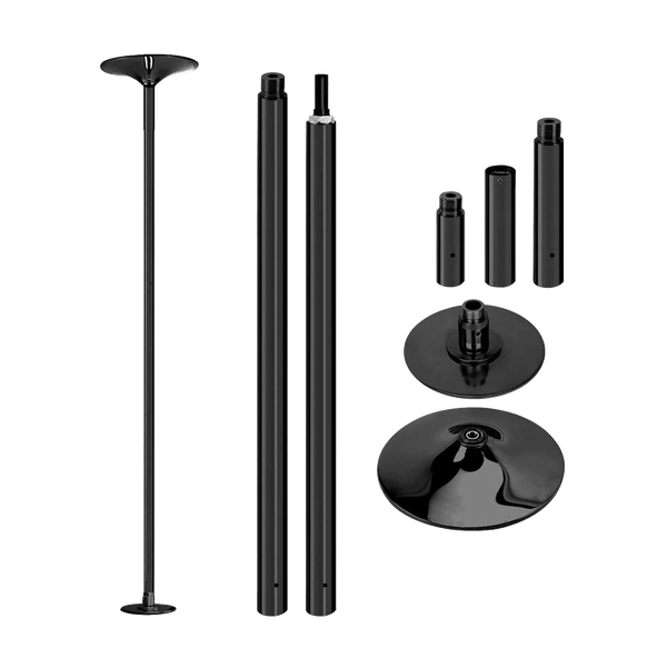 Gym Plus MEMAX Portable Dancing Pole - Static and Spinning - Black DANCEPOLE-BLACK
