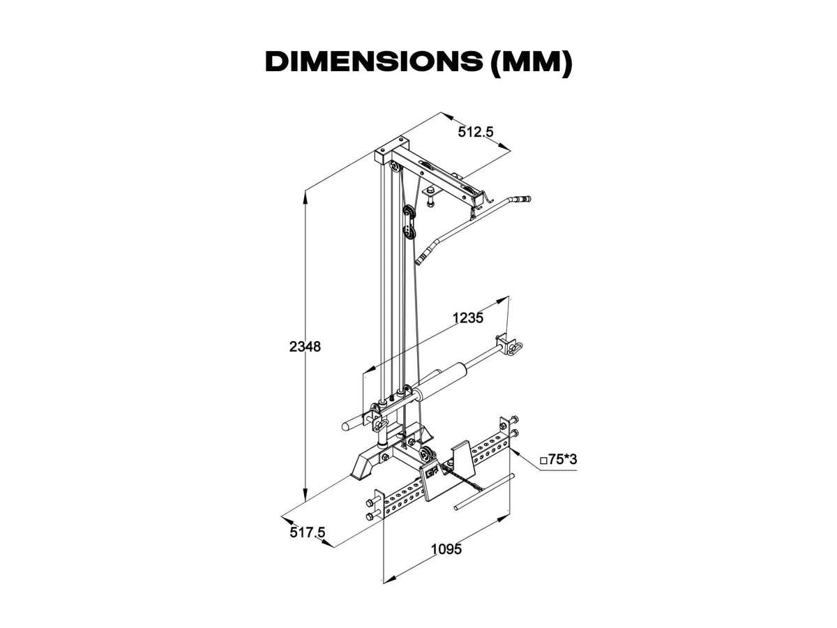 EVOLVE Lat Pulldown and Low Row Add-On