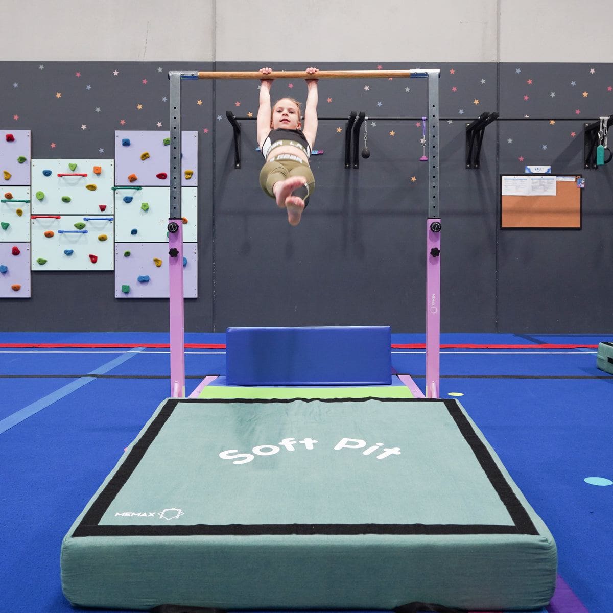 MEMAX Advanced Gymnastics Bar & Mat Set