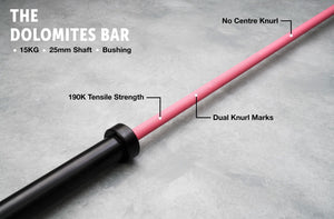 Half Power Rack Garage Gym Package - Pink