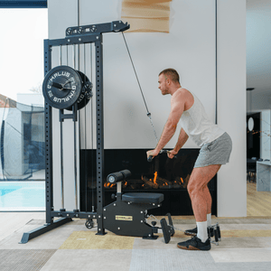 Lat Pulldown Low Row Machine with Aluminium Pulley Wheels - L4 Pro Series