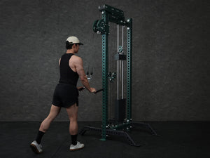 Gym Plus Revolving EZ Curl Bar Cable Attachment with Rubber Grips REV-CURL-BAR