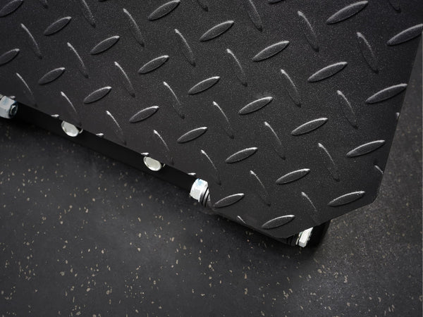 Gym Plus Evolve Footrest Rack Attachment 75-FOOTREST close up