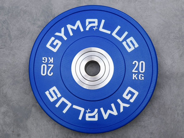 Gym Plus Olympic Bumper Weight Plates 5/10/15/20/25kg - Colour