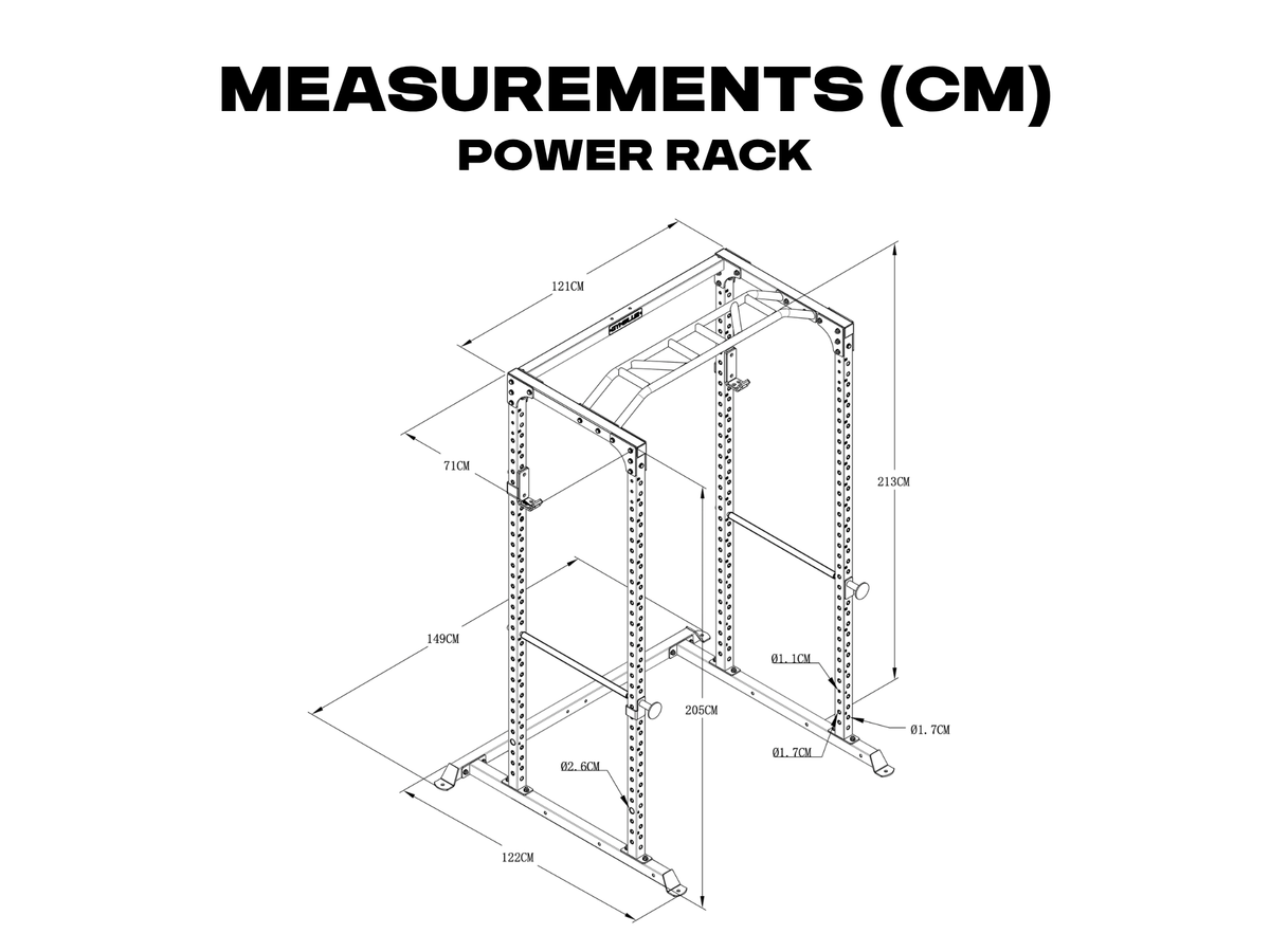 Gym Plus Cable Pulley System for Essential Power Rack GP-ZY180A-PULLDOWN