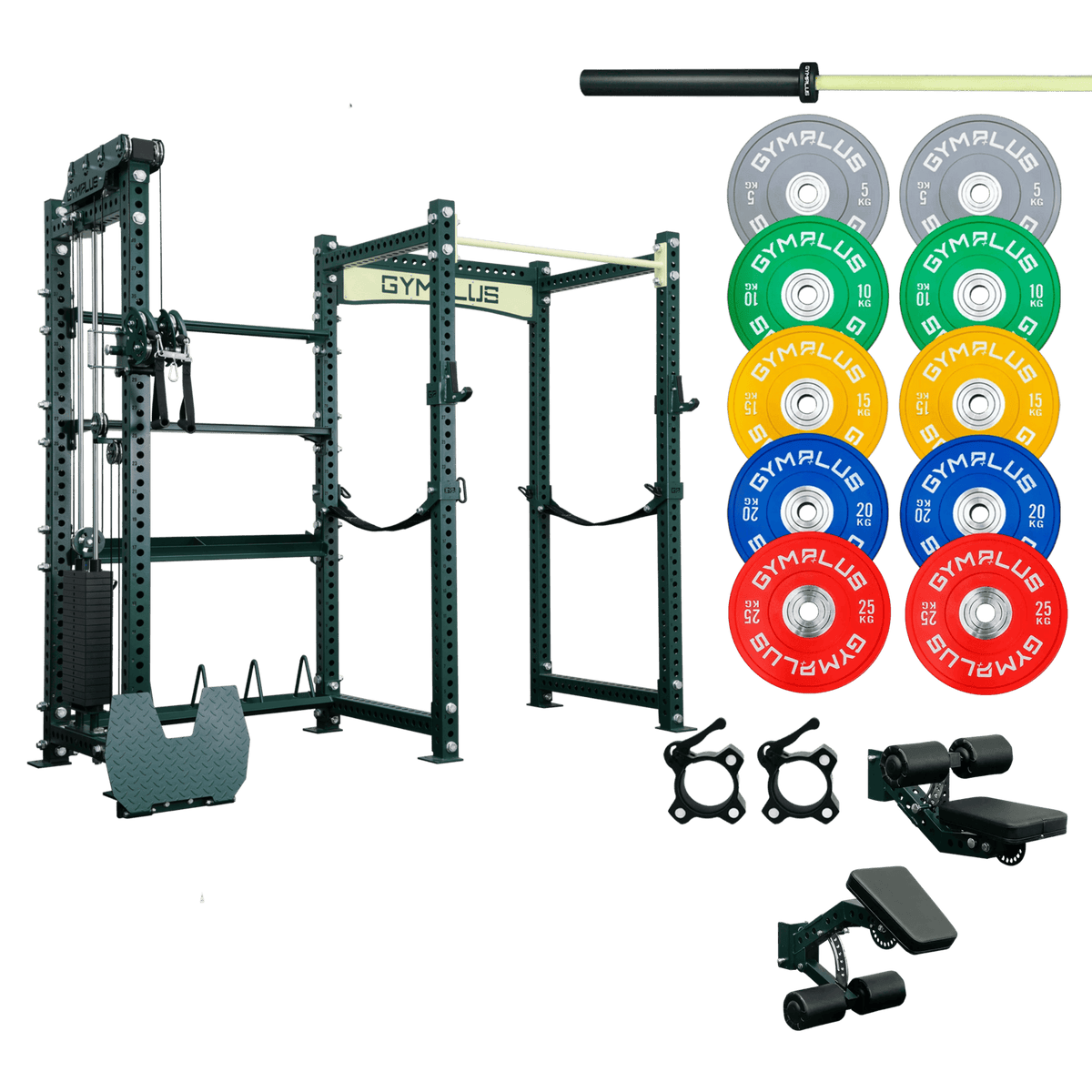 Evolve Extended Cable System with Storage Garage Gym Package