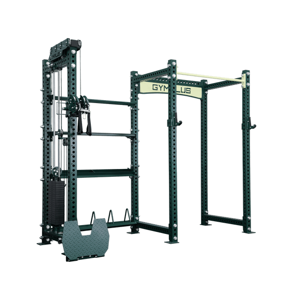 Gym Plus Evolve Power Rack with Cable System and Extended Storage EV-W-CABLE-STOR