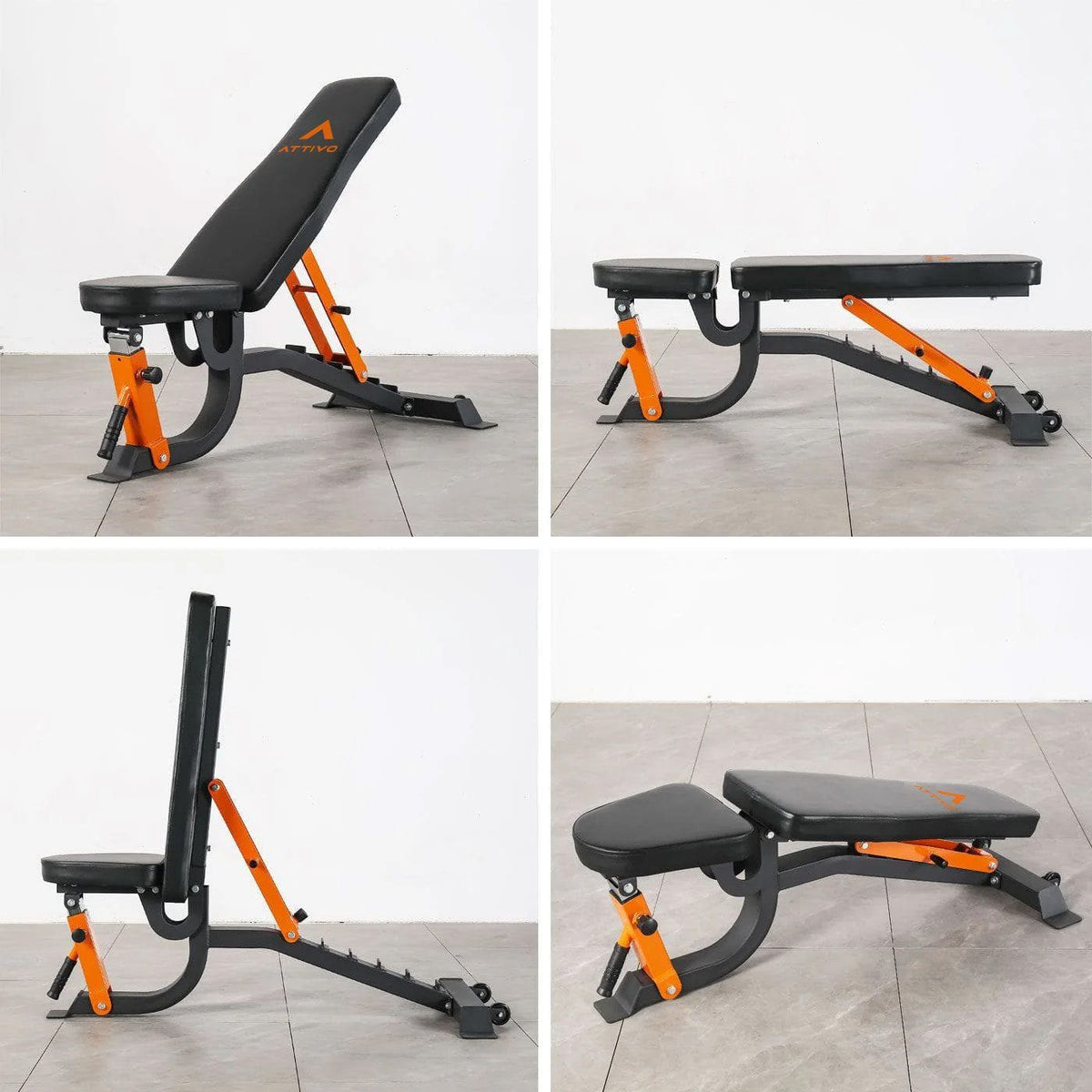 ATTIVO L2 Adjustable Weight Bench - Pink