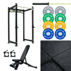 Gym Plus Evolve Garage Gym Package – Complete Setup FULL-EV-15-BLK