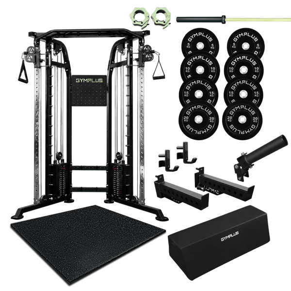 Gym Plus Oasis Garage Gym Package – Complete Setup FULL-OASIS-BLK