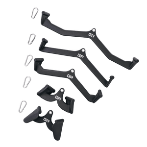 Gym Cable Machine Attachment Set - 5 Handles