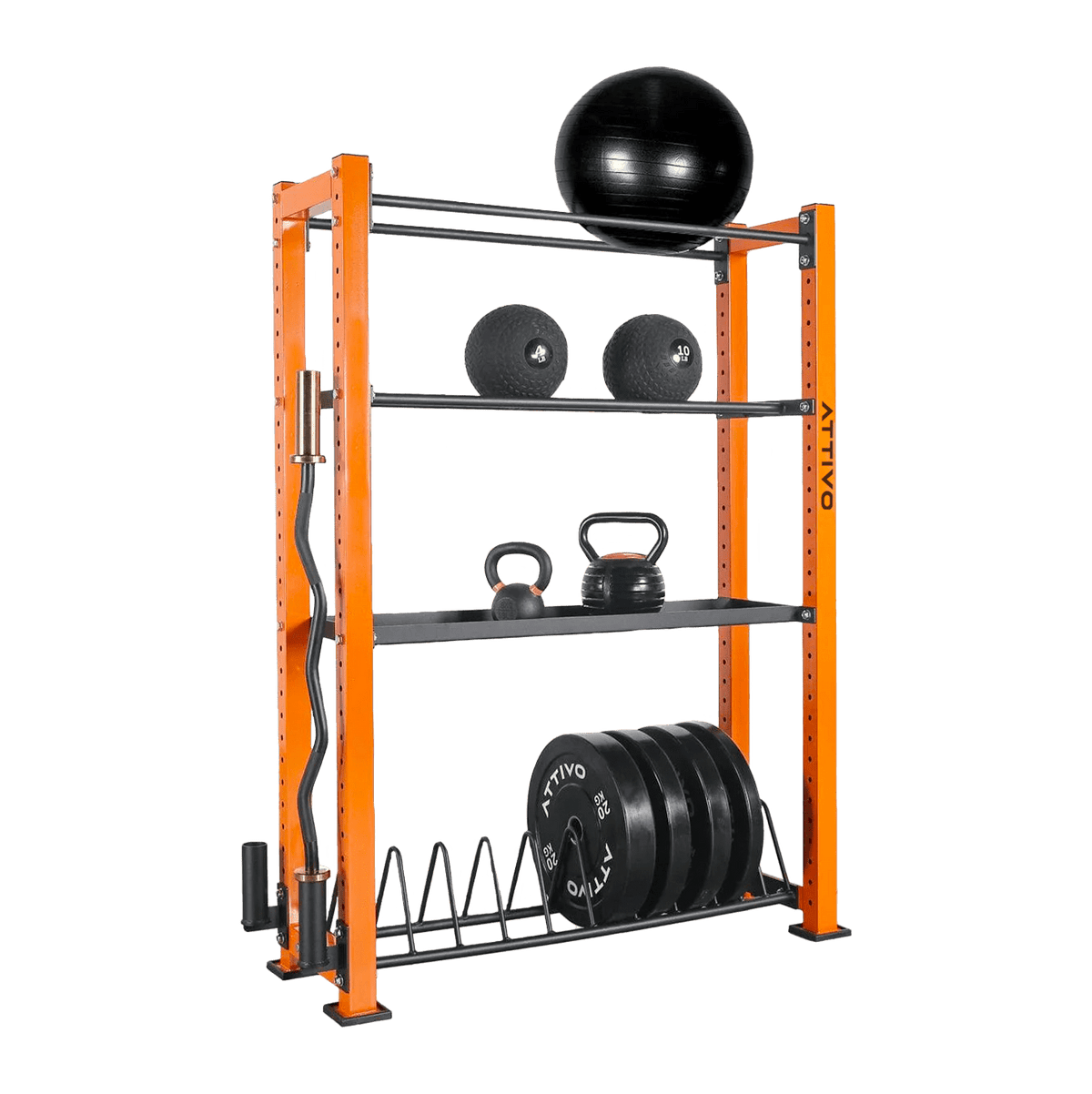 ATTIVO Single Bay Gym Storage Rack System