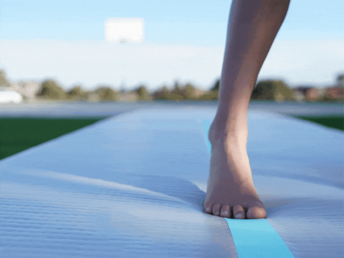 MEMAX Inflatable Gymnastics Air Track Mat