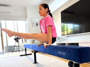 MEMAX Adjustable Gymnastics Balance Beam 3M