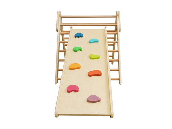 Gym Plus Pikler Foldable Climbing Triangle with Ramp TRIANGLE+BOARD