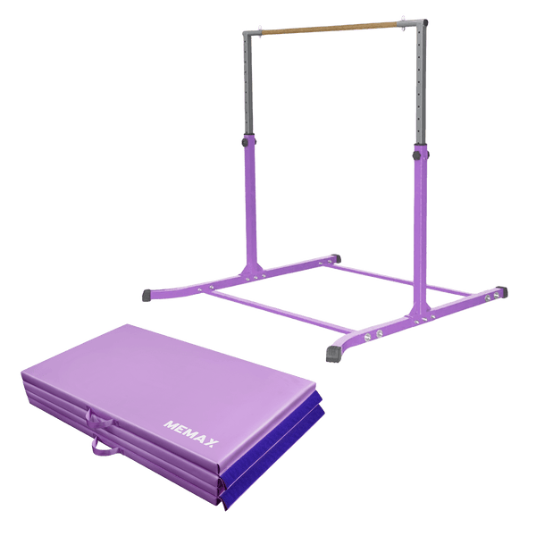Gym Plus MEMAX Gymnastic Junior Training Bar Set JUNIORBARMATPURPLE