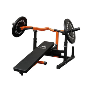 ATTIVO Adjustable Bench Press with Converging Arms