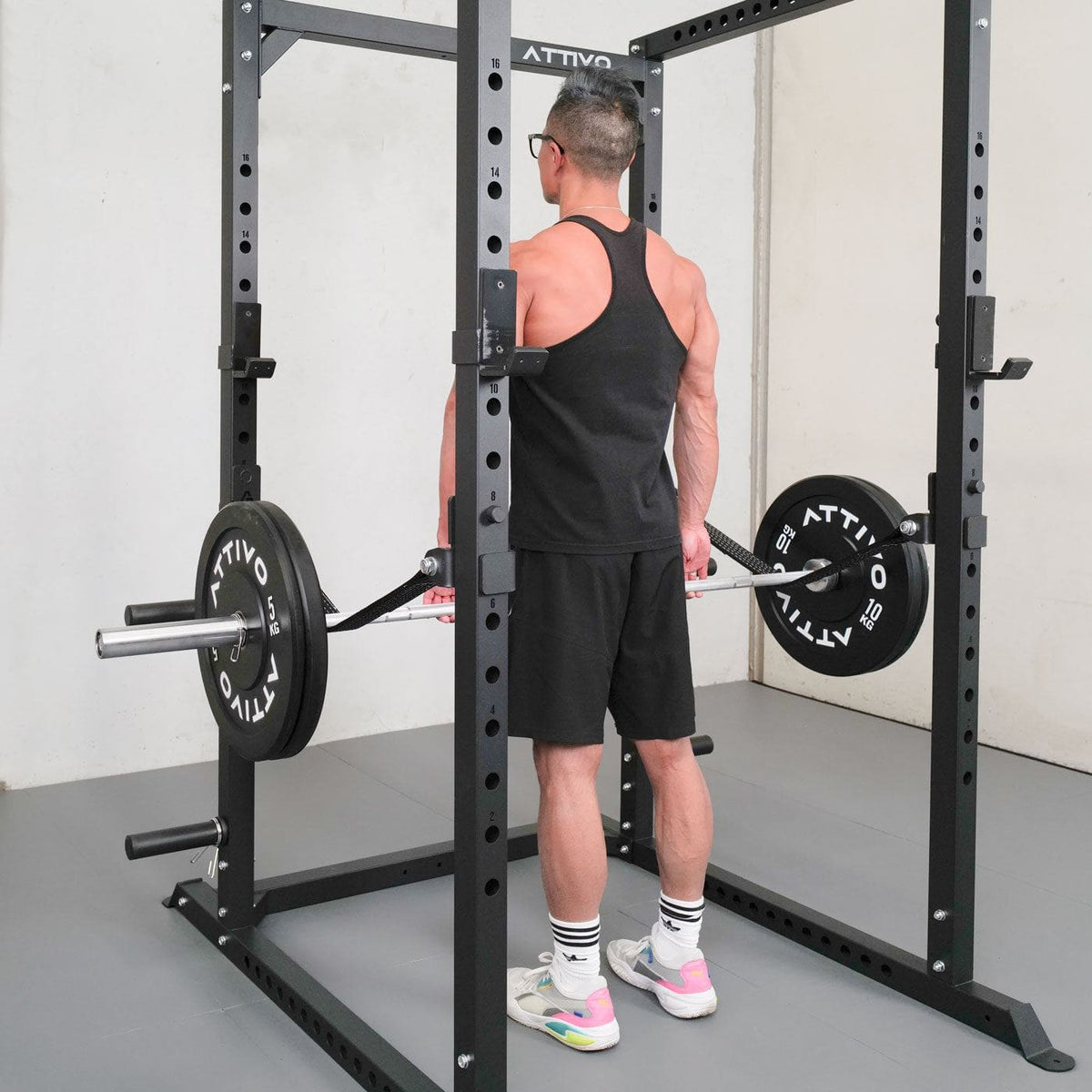ATTIVO Safety Strap System for 60x60mm Power Racks