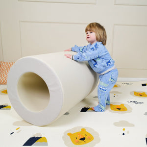 YOZZI Large Soft Play Foam Block Tumble n' Roll Barrels - 2 Piece