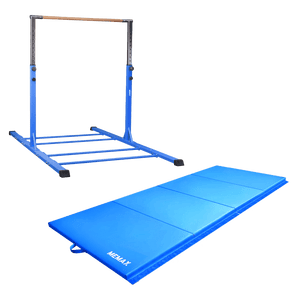 MEMAX Advanced Gymnastics Bar & Mat Set – Blue