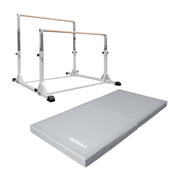 Gym Plus MEMAX Elite Uneven Bar GREYUNEVEN+MAT10