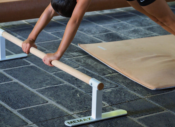 Gym Plus MEMAX Gymnastics Handstand Floor Bar 120cm Length FLOORBAR120