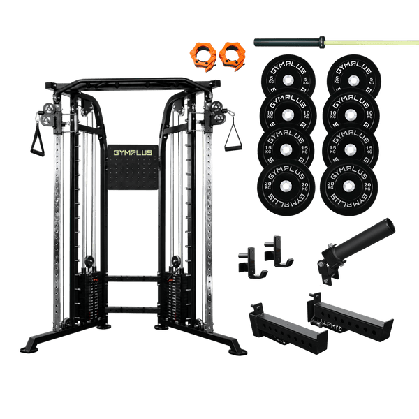 Gym Plus Oasis Garage Gym Package OASIS-BLK-PCK