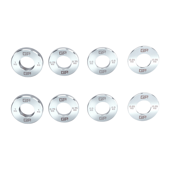 Gym Plus Olympic Fractional Plates Set 0.25 - 1.0kg GP-WP-FRACTION