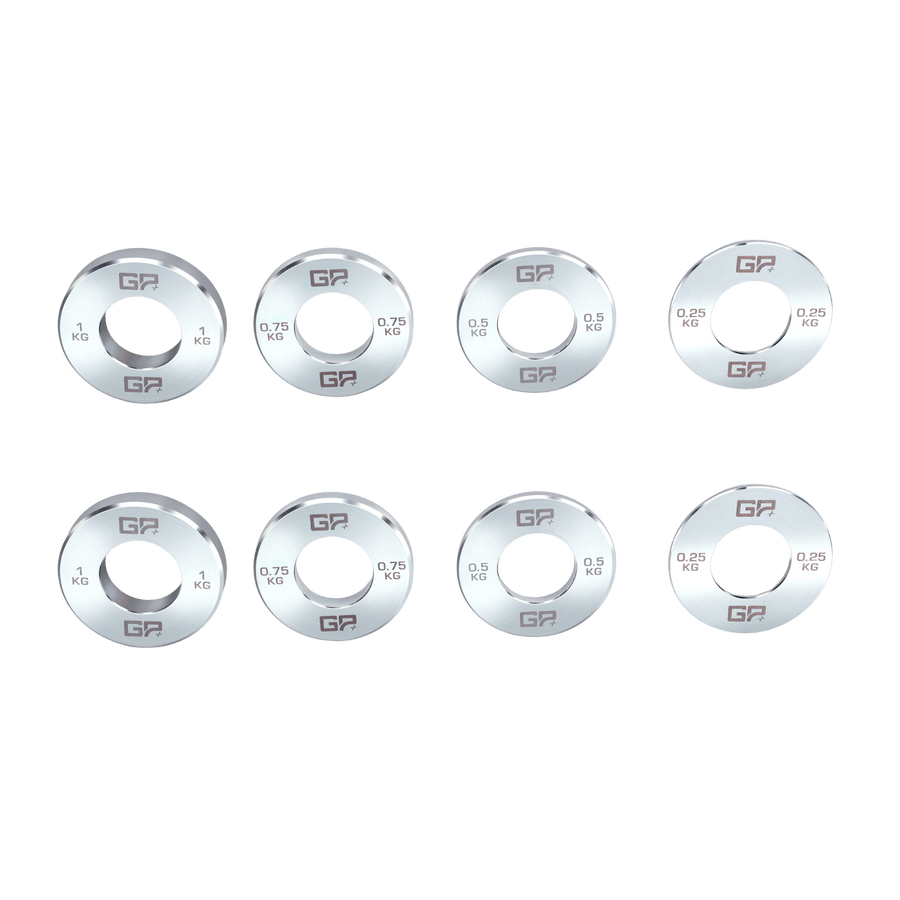 Gym Plus Olympic Fractional Plates Set 0.25 - 1.0kg GP-WP-FRACTION