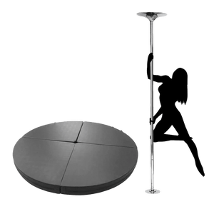 Portable Pole Dancing Set with 10cm Crash Mat Combo