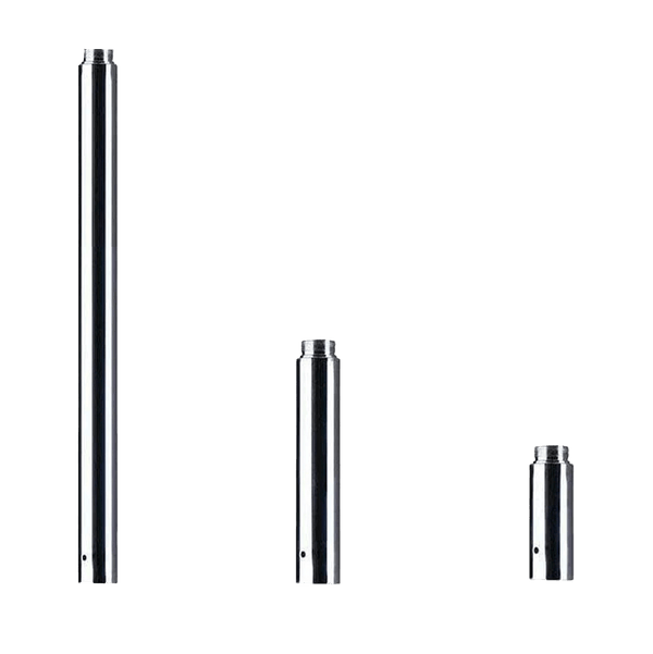 Gym Plus Dancing Pole Extension 125mm 250mm 500mm - Chrome Finish