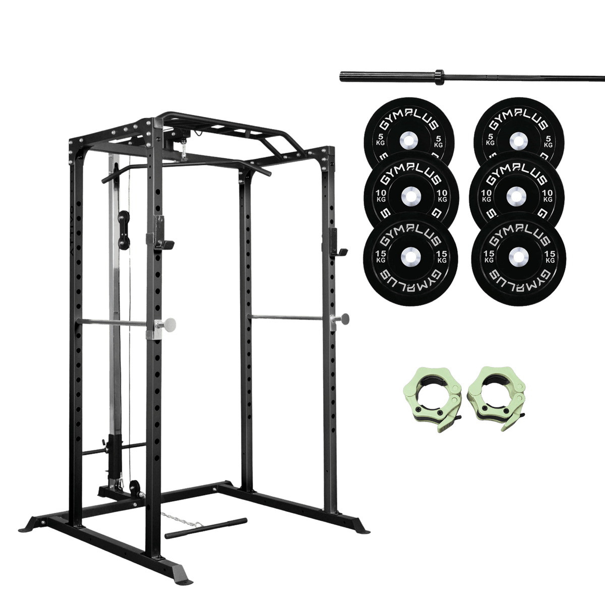 Gym Plus Essential Garage Gym Package GARAGE-GYM-E-BLK